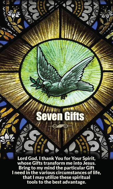 Gifts of the Holy Spirit Prayer Card